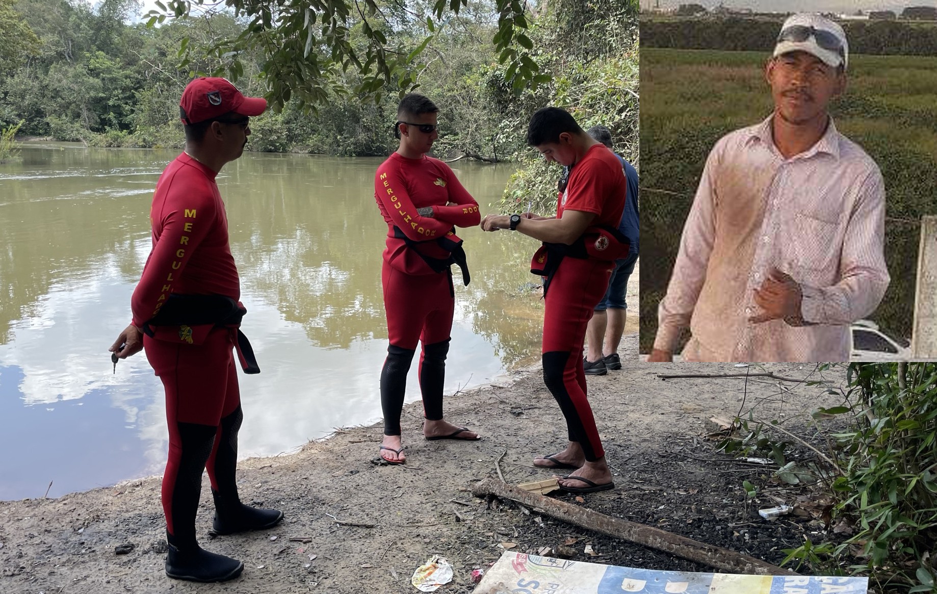 Pescador encontra corpo de homem com marca de tiro em rio no Nortão 2