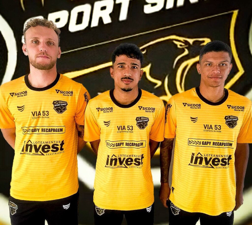 Sport Sinop anuncia mais três reforços para o Estadual
