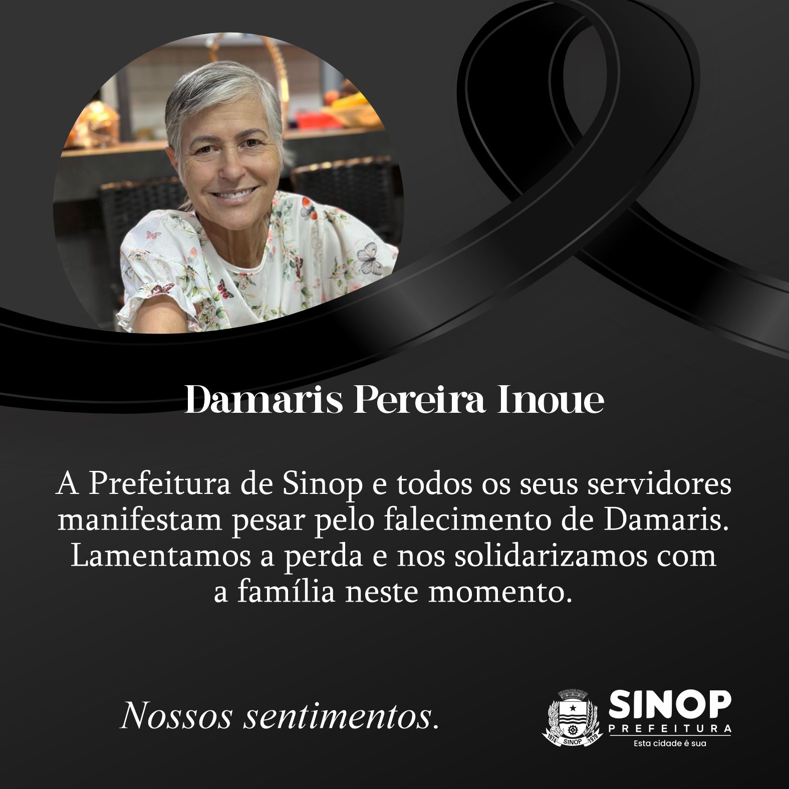 Morre aos 65 anos Damaris Pereira, Pioneira em Sinop 1