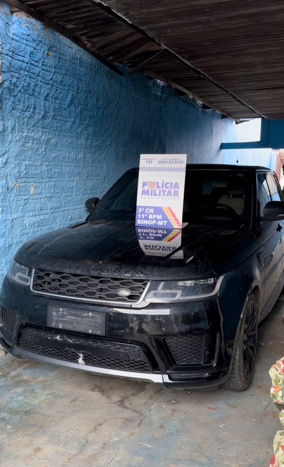 Polícia recupera Land Rover furtada de lava jato em Sinop 2