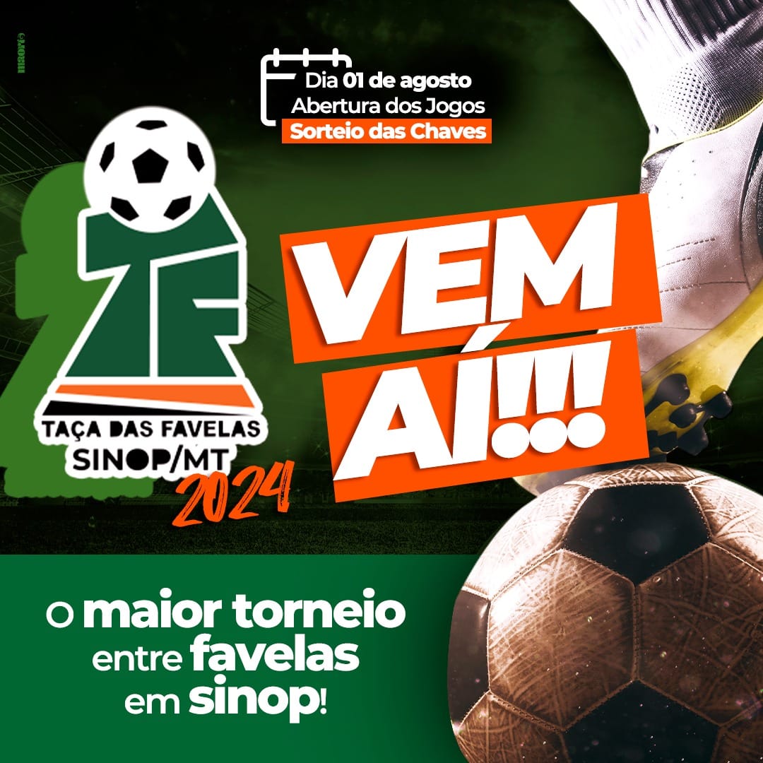 Abertura da Primeira edição da Taça das Favelas é confirmada para 1º de Agosto 1