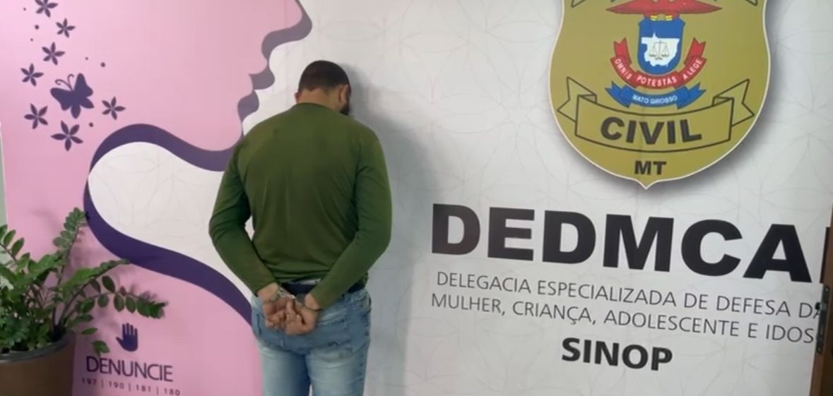 Homem é preso acusado cometer abusos sexuais contra três crianças em Sinop 1