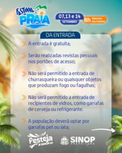 Festival de Praia do Festeja Sinop 2025: o que você precisa saber antes de curtir! 1