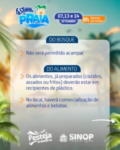 Festival de Praia do Festeja Sinop 2025: o que você precisa saber antes de curtir! 2